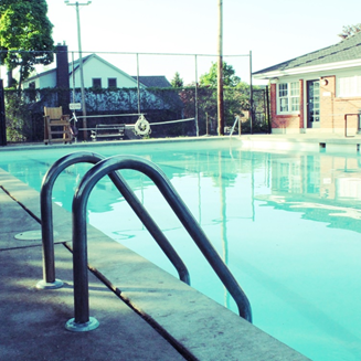Photo of the Beechwood community swimming pool.
